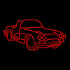 Sport Neon Car Signs For Car Store Logo Red Neon Sign