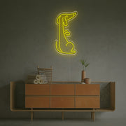 Standing Dachshund LED Neon Sign