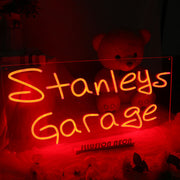 Stanleys Garage Neon Sign