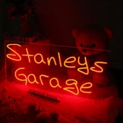 Stanleys Garage Neon Sign