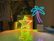 Star Infinity Mirror Neon Sign