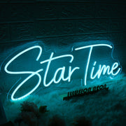 Star Time Blue Neon Sign