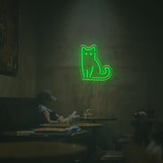 Staring Cat LED Neon Sign