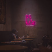 Staring Cat LED Neon Sign