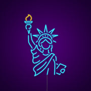 Statue of Liberty Neon Sign