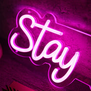 Stay Gay Pink Neon Sign