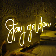 Stay Golden Neon Sign