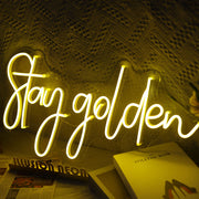 Stay Golden Neon Sign