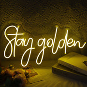 Stay Golden Neon Sign