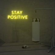 Stay Positive Neon Sign Lights Night Lamp Led Neon Sign Light For Home Party