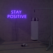 Stay Positive Neon Sign Lights Night Lamp Led Neon Sign Light For Home Party