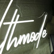 Stealthmode White Neon Sign