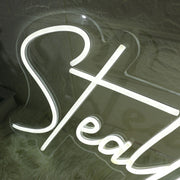 Stealthmode White Neon Sign