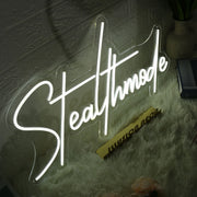 Stealthmode White Neon Sign