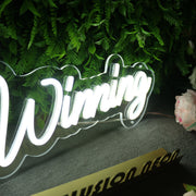 Still Winning White Neon Sign