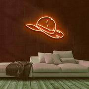 Straw Hat Pirate Neon Sign