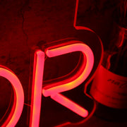 Strive For Honor Red Neon Sign