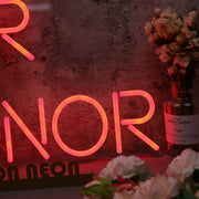 Strive For Honor Red Neon Sign