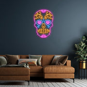 Sugar Skull Neon Sign