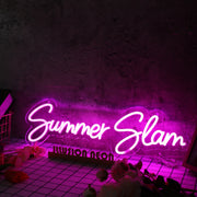 Summer Slam Purple Neon Sign