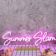 Summer Slam Purple Neon Sign