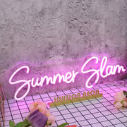 Summer Slam Purple Neon Sign