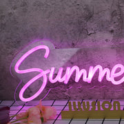 Summer Slam Purple Neon Sign