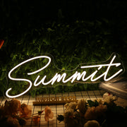 Summit Yellow Neon Sign