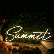 Summit Yellow Neon Sign