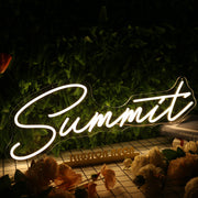 Summit Yellow Neon Sign