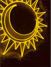 Sun Moon Neon Sign