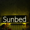 Sun bed Yellow Neon Sign