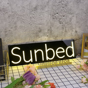 Sun bed Yellow Neon Sign