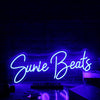 Sunie Beats Blue Neon Sign