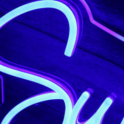 Sunie Beats Blue Neon Sign