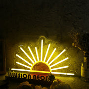 Sunrise Yellow Custom Neon Sign