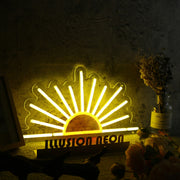 Sunrise Yellow Custom Neon Sign