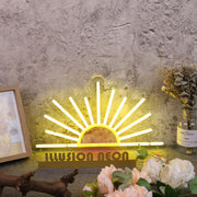 Sunrise Yellow Custom Neon Sign