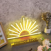 Sunrise Yellow Custom Neon Sign