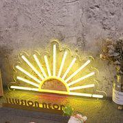 Sunrise Yellow Custom Neon Sign