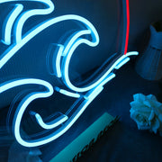 Sunset And Waves Neon Sign