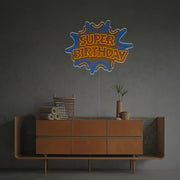 Super Birthday LED Neon Sign