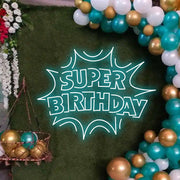 Super Birthday Neon Sign