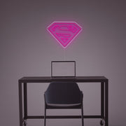 Superman Logo LED Neon Sign