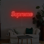 Supreme Neon Sign