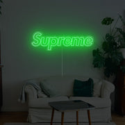 Supreme Neon Sign