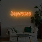 Supreme Neon Sign