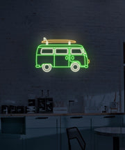 Surfer Caravan Neon Sign