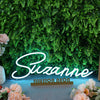 Suzanne Blue Neon Sign