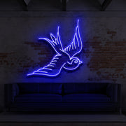 Swallow For Tattoo Studio Neon Sign